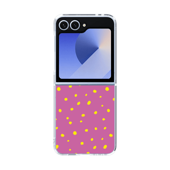 クリアケース［ Drawing Dot - Pink ］