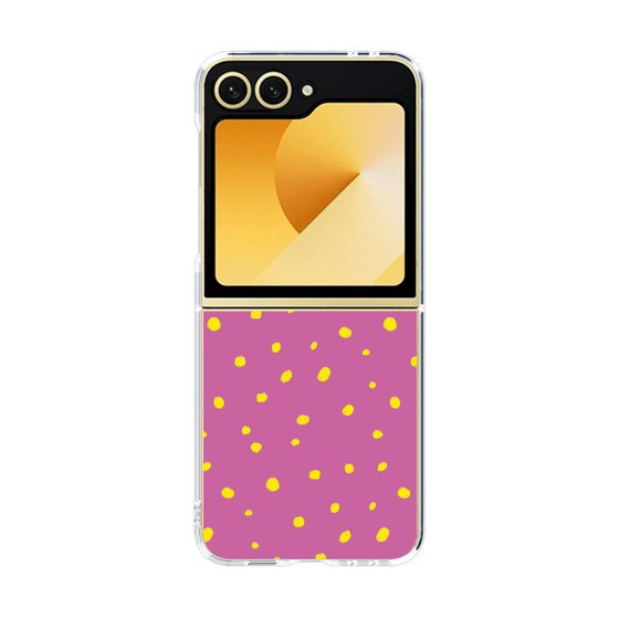 クリアケース［ Drawing Dot - Pink ］