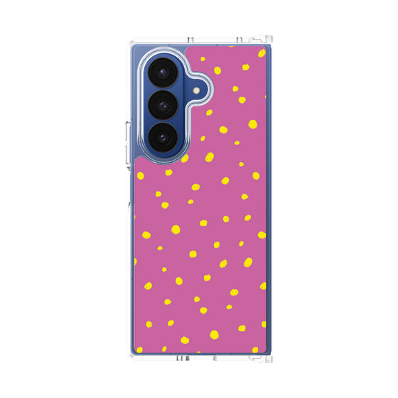 クリアケース［ Drawing Dot - Pink ］