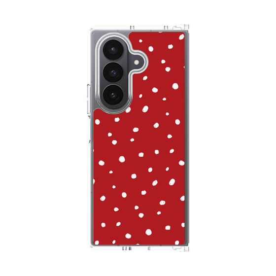 クリアケース［ Drawing Dot - Red ］