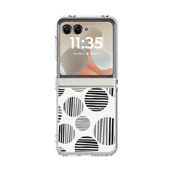 クリアケース［ Nordic Dot - Black ］