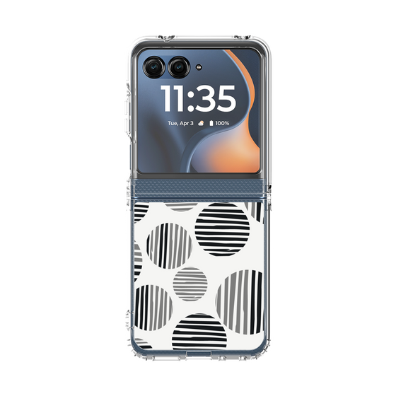 クリアケース［ Nordic Dot - Black ］