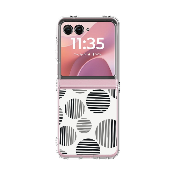 クリアケース［ Nordic Dot - Black ］