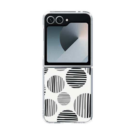 クリアケース［ Nordic Dot - Black ］