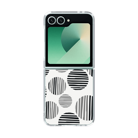 クリアケース［ Nordic Dot - Black ］