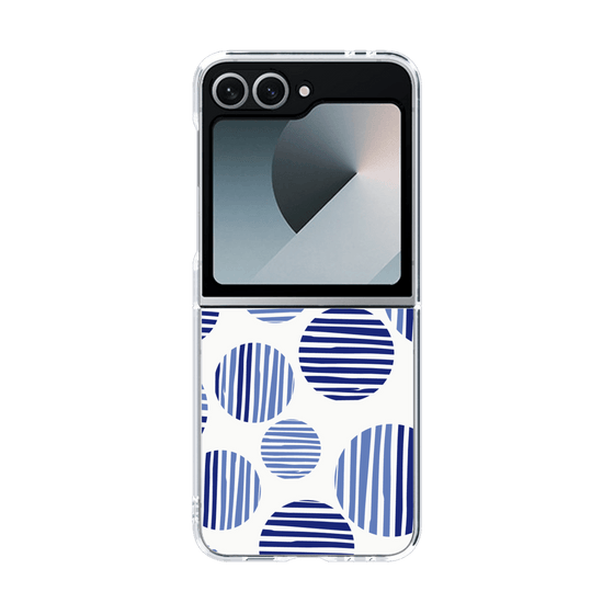 クリアケース［ Nordic Dot - Blue ］
