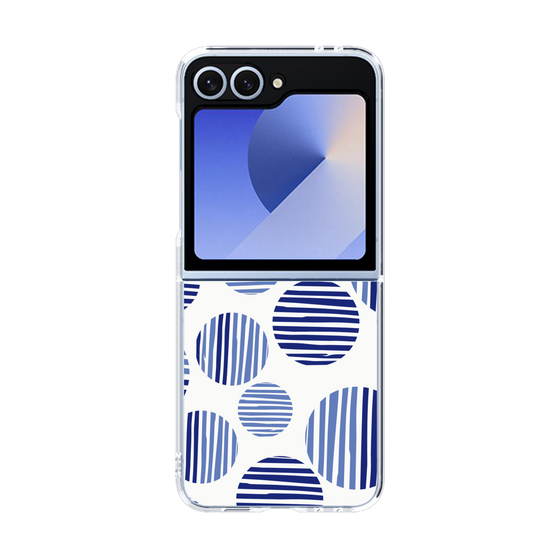 クリアケース［ Nordic Dot - Blue ］