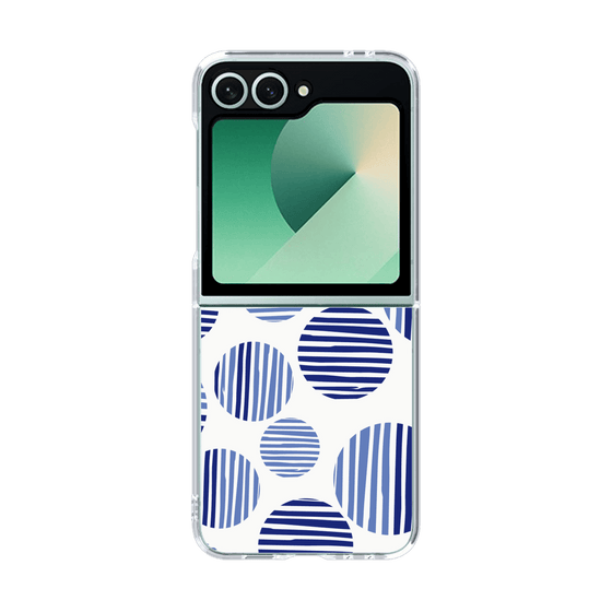 クリアケース［ Nordic Dot - Blue ］