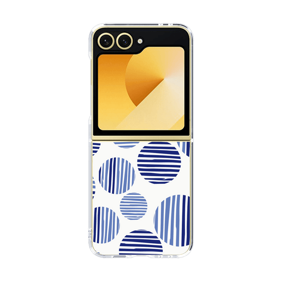 クリアケース［ Nordic Dot - Blue ］