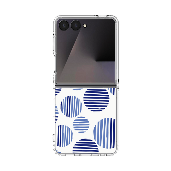 クリアケース［ Nordic Dot - Blue ］