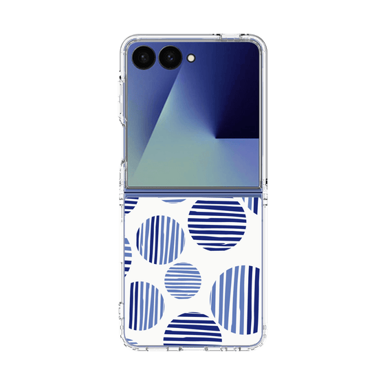 クリアケース［ Nordic Dot - Blue ］