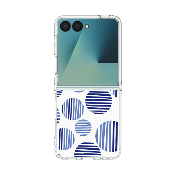 クリアケース［ Nordic Dot - Blue ］