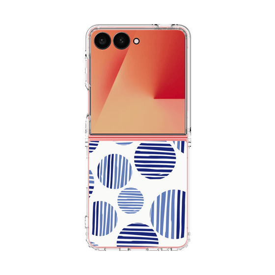 クリアケース［ Nordic Dot - Blue ］