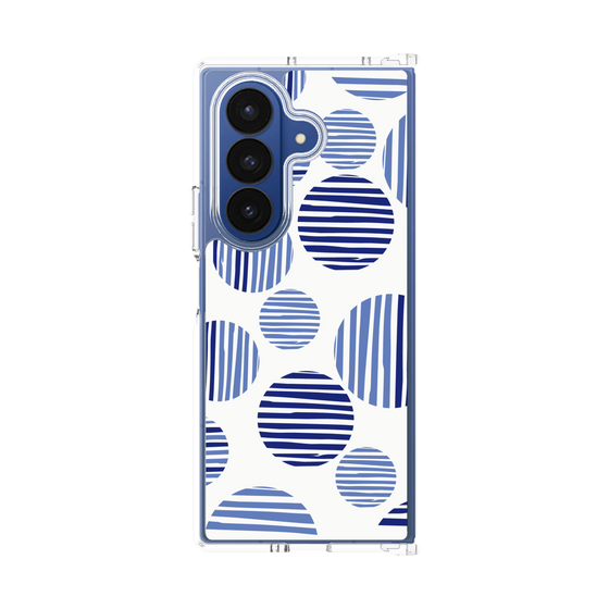 クリアケース［ Nordic Dot - Blue ］