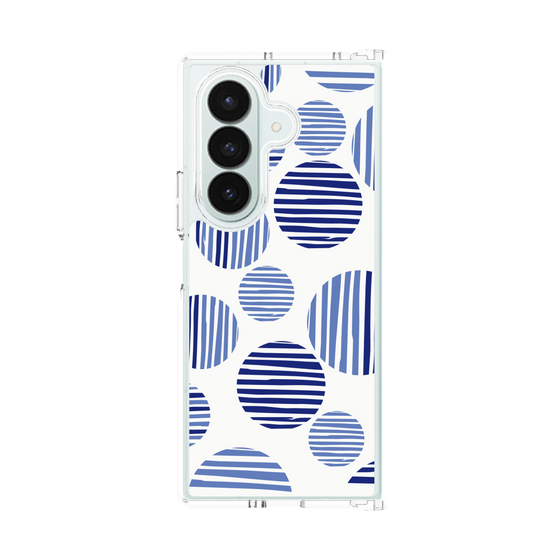 クリアケース［ Nordic Dot - Blue ］