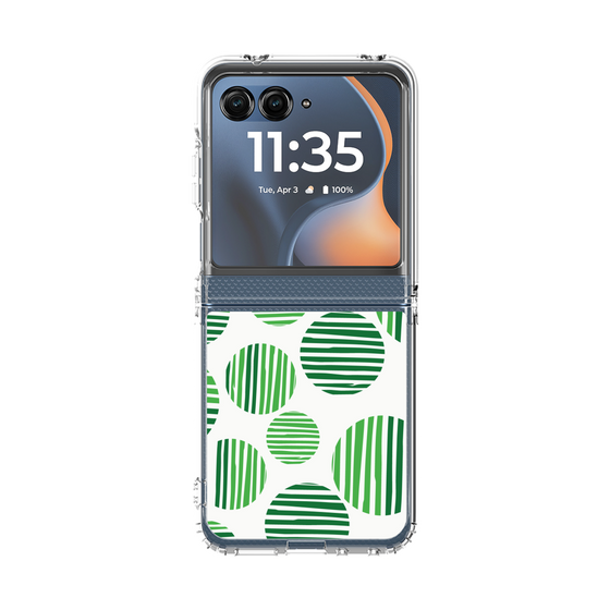 クリアケース［ Nordic Dot - Green ］