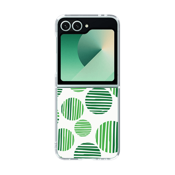 クリアケース［ Nordic Dot - Green ］