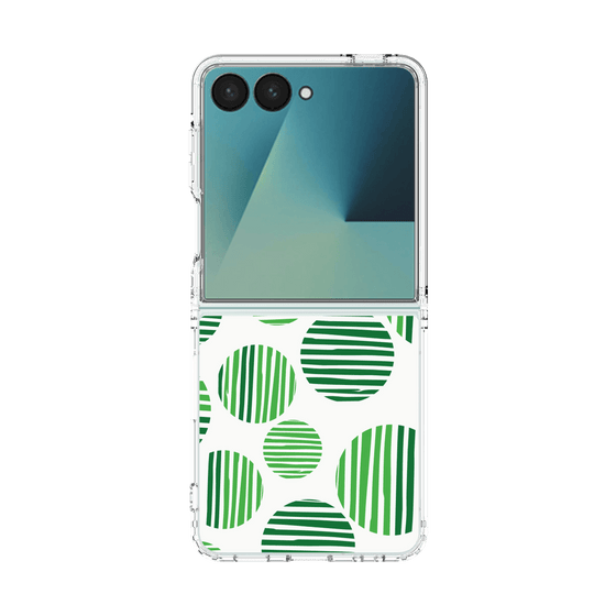 クリアケース［ Nordic Dot - Green ］