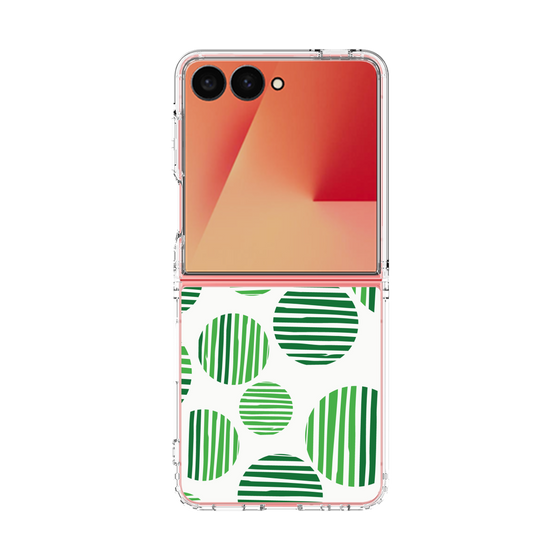 クリアケース［ Nordic Dot - Green ］