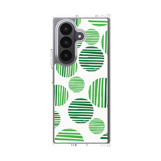 クリアケース［ Nordic Dot - Green ］