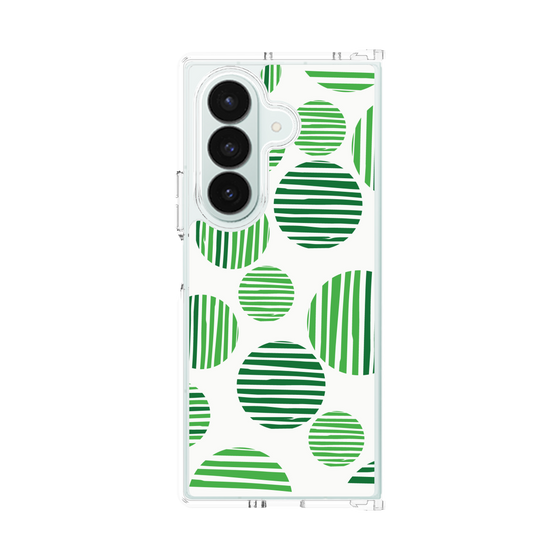クリアケース［ Nordic Dot - Green ］