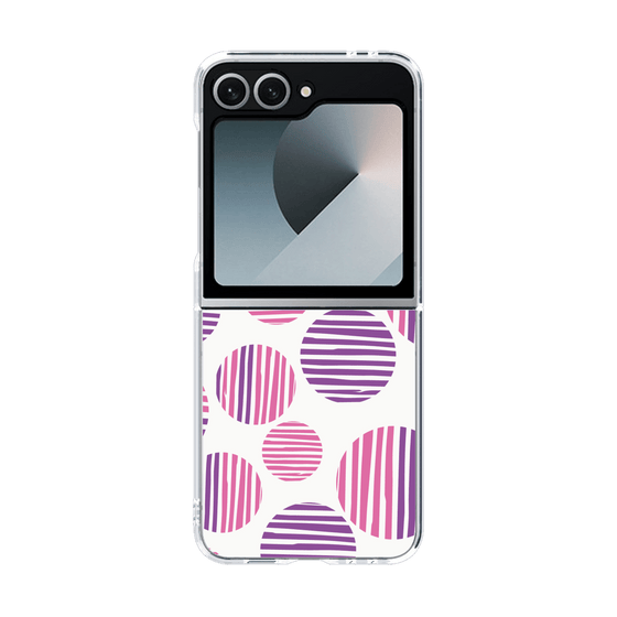 クリアケース［ Nordic Dot - Pink ］