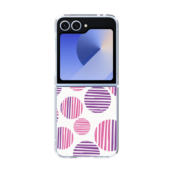 クリアケース［ Nordic Dot - Pink ］
