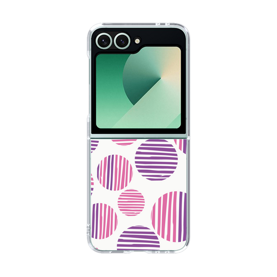 クリアケース［ Nordic Dot - Pink ］