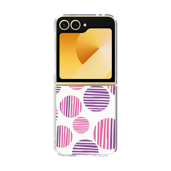 クリアケース［ Nordic Dot - Pink ］