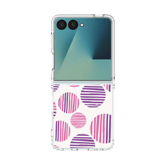 クリアケース［ Nordic Dot - Pink ］