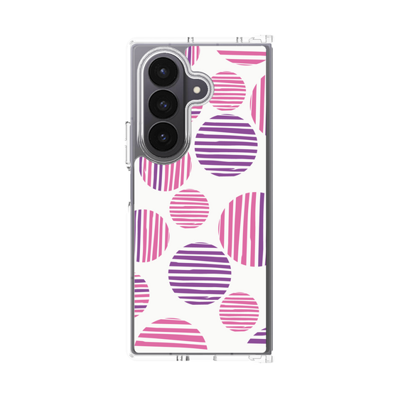 クリアケース［ Nordic Dot - Pink ］