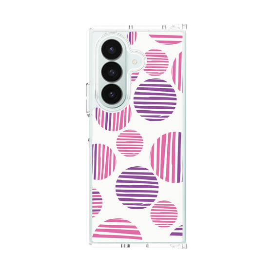 クリアケース［ Nordic Dot - Pink ］