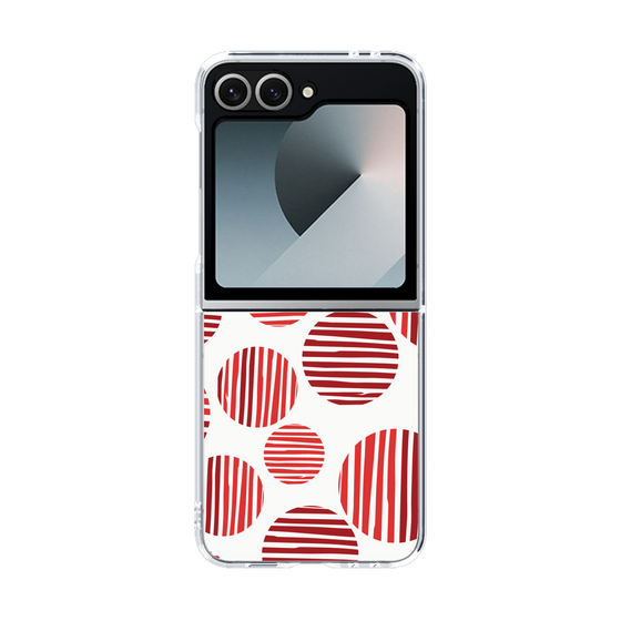 クリアケース［ Nordic Dot - Red ］