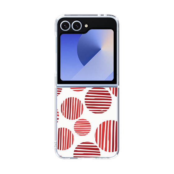 クリアケース［ Nordic Dot - Red ］