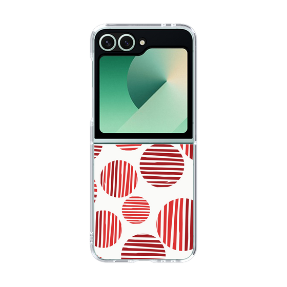 クリアケース［ Nordic Dot - Red ］