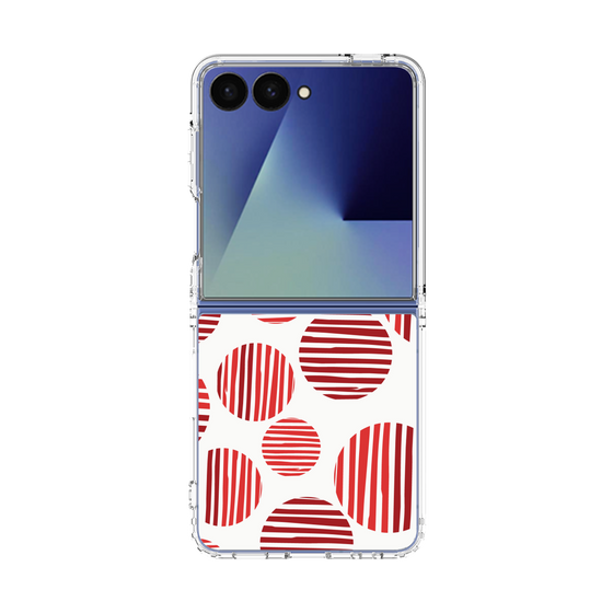 クリアケース［ Nordic Dot - Red ］