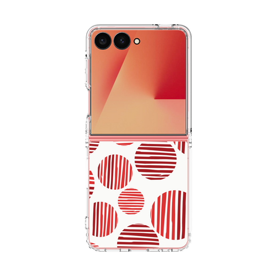 クリアケース［ Nordic Dot - Red ］