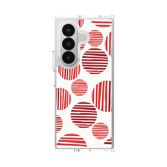 クリアケース［ Nordic Dot - Red ］