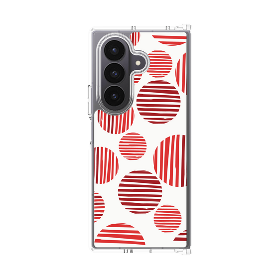 クリアケース［ Nordic Dot - Red ］