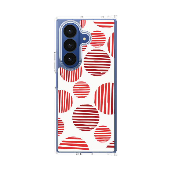 クリアケース［ Nordic Dot - Red ］