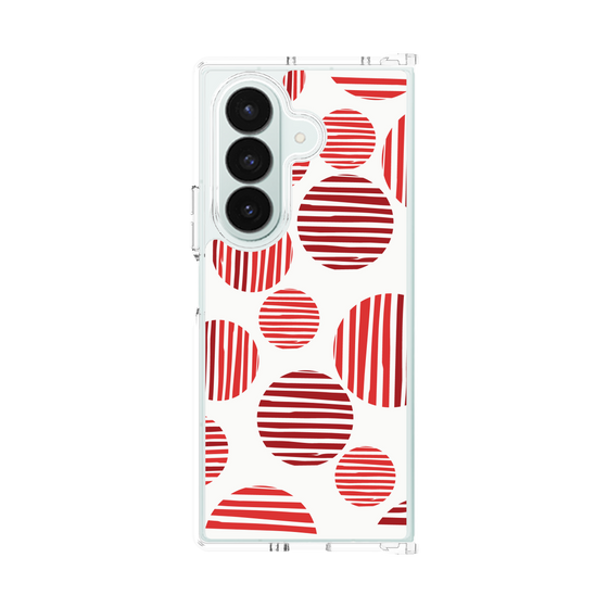 クリアケース［ Nordic Dot - Red ］