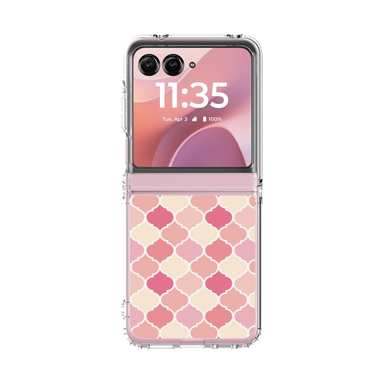 クリアケース［ Moroccan1 color - Pink ］