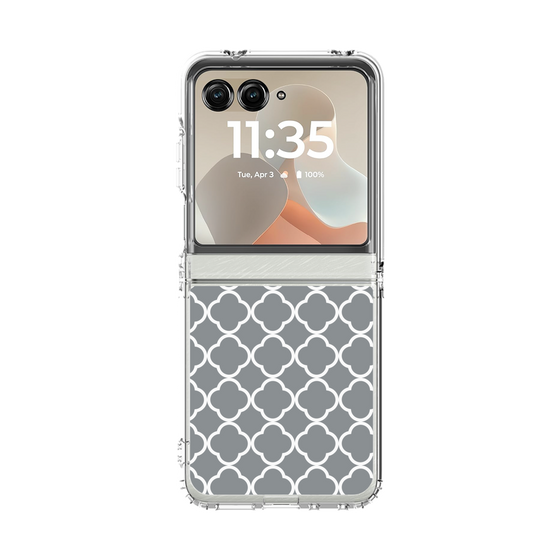 クリアケース［ Moroccan2 - Gray ］