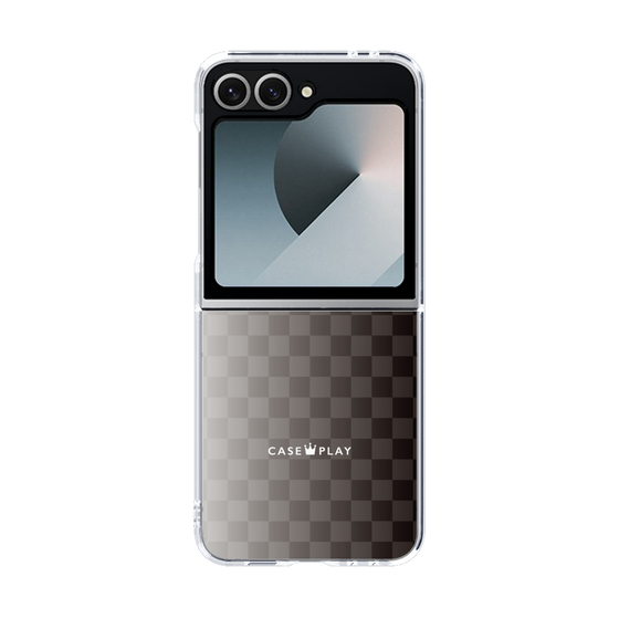 クリアケース［ CASEPLAY Check - Black ］