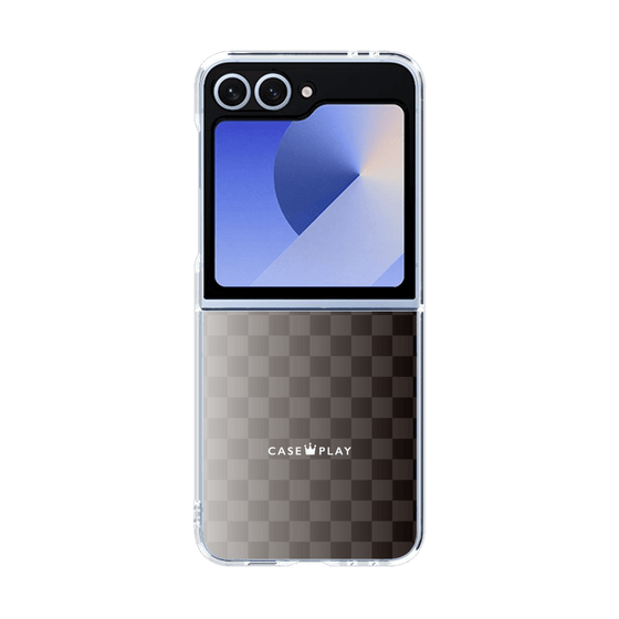 クリアケース［ CASEPLAY Check - Black ］