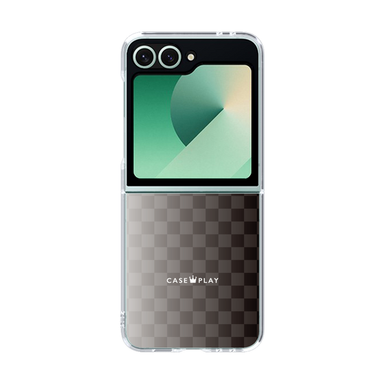 クリアケース［ CASEPLAY Check - Black ］