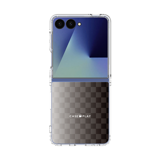 クリアケース［ CASEPLAY Check - Black ］