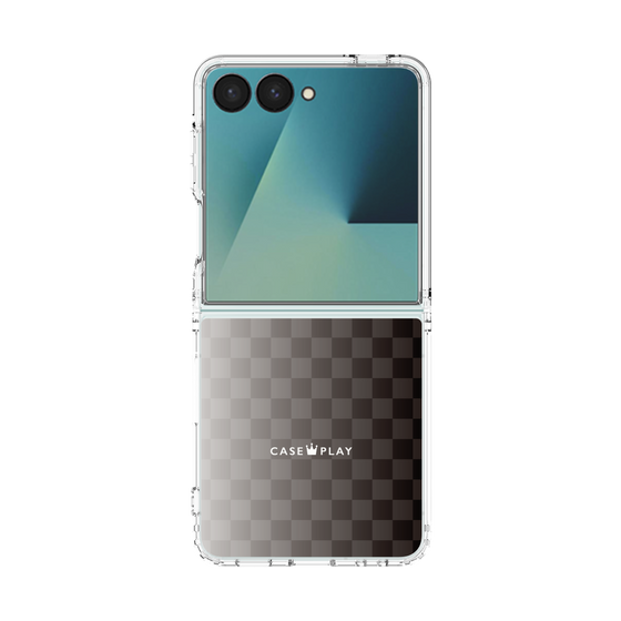 クリアケース［ CASEPLAY Check - Black ］