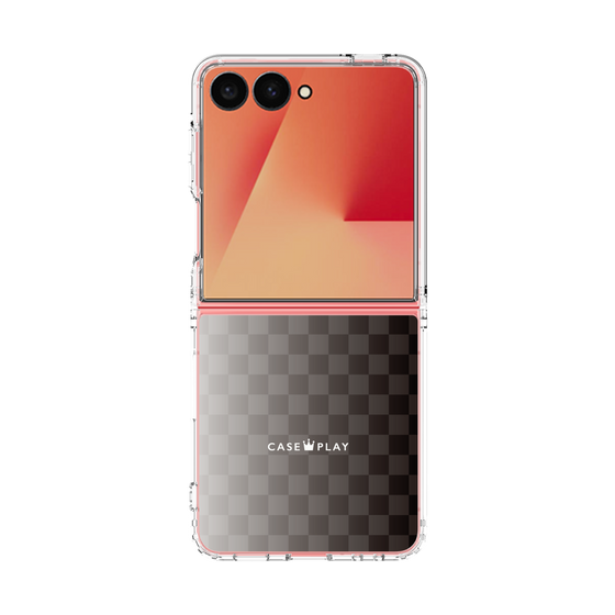 クリアケース［ CASEPLAY Check - Black ］