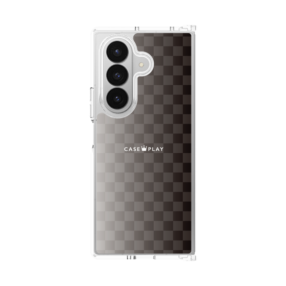 クリアケース［ CASEPLAY Check - Black ］